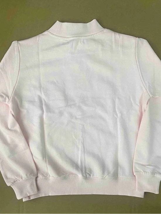 Parker Light Pink Crewneck Sweatshirt with Brown Lettering - Picture 3 of 6